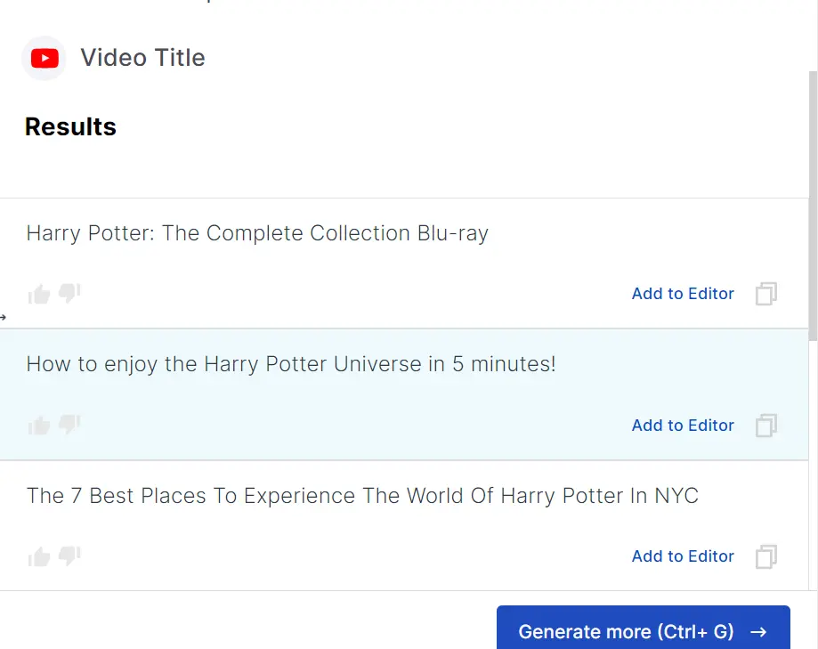 Youtube Video Title Generator Scalenut
